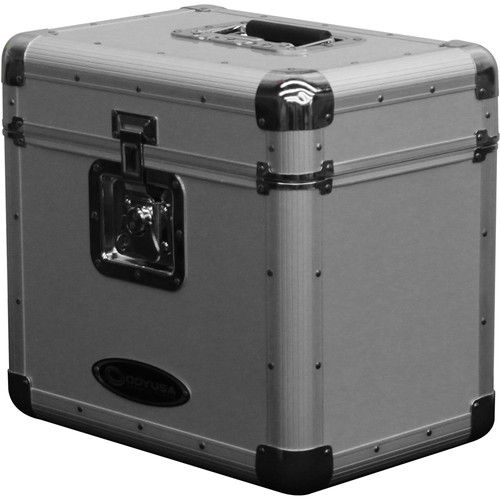  Odyssey Krom Series KLP2 Stackable Record/Utility Case (Silver)