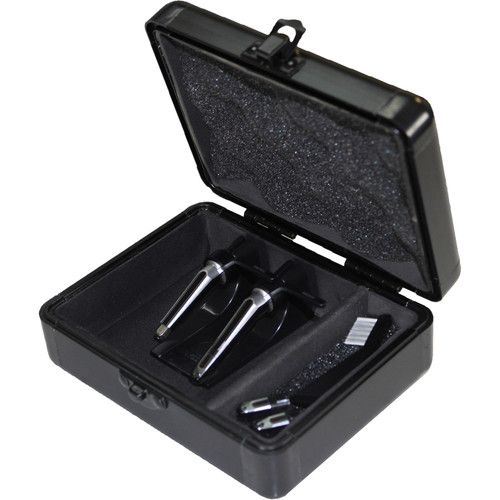  Odyssey Krom Pro2 Cartridge Case - For Two Turntable Cartridges (Black)