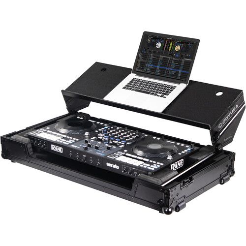  Odyssey RANE FOUR Flight Case with Angled Gliding Laptop Platform