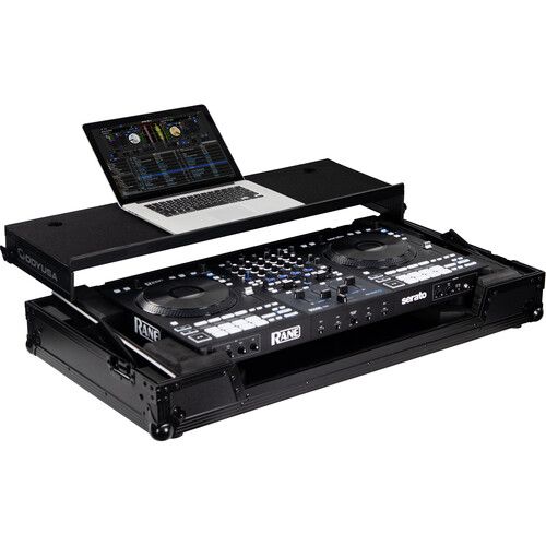  Odyssey RANE FOUR Flight Case with Angled Gliding Laptop Platform