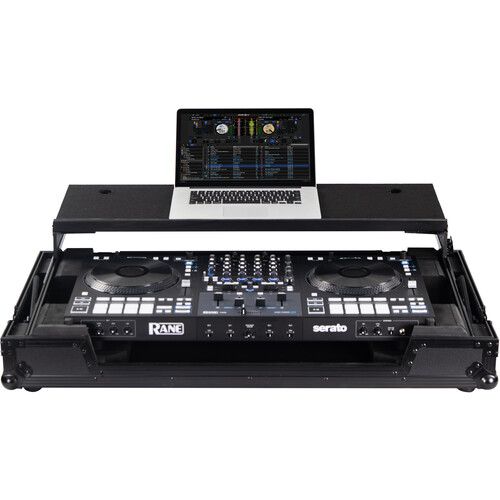  Odyssey RANE FOUR Flight Case with Angled Gliding Laptop Platform