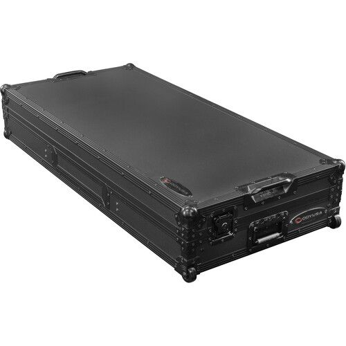  Odyssey Glide-Style DJ Coffin Flight Case with Wheels for DJM-A9 / CDJ-3000 or Similar Size Gear (Black Label)