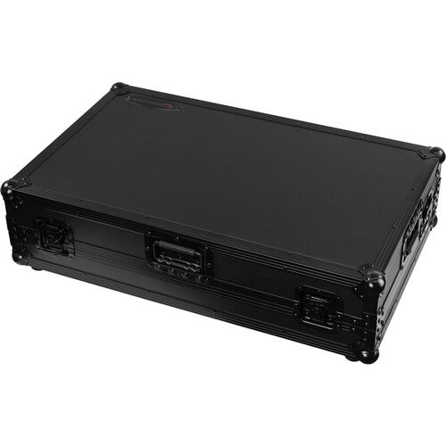  Odyssey Glide-Style Flight Case with Wheels and Laptop Platform for Pioneer DDJ-Rev7 (All Black)