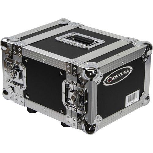  Odyssey Flight Zone Series Half-Rack Flight Case (4 RU)