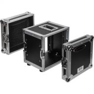 Odyssey Flight Zone Series Half-Rack Flight Case (6 RU)