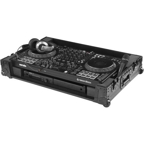  Odyssey Black Label DDJ-FLX10 Flight Case with Corner Wheels (All Black)