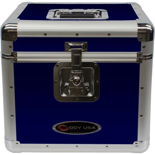  Odyssey Krom Series KLP2 Stackable Record/Utility Case (Blue)