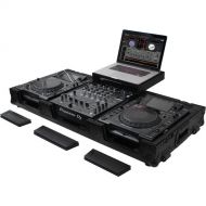 Odyssey Black Label Universal CD/Digital Media Player DJ Coffin with Wheels