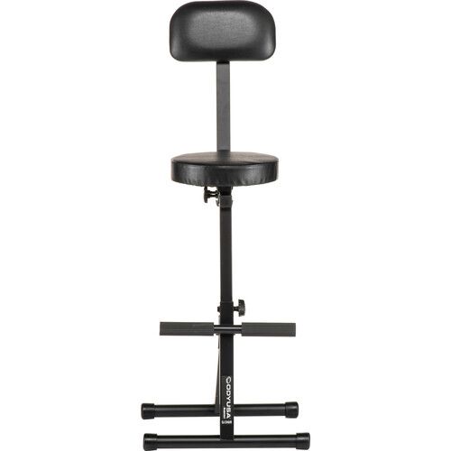  Odyssey Height-Adjustable DJ Chair (Black)