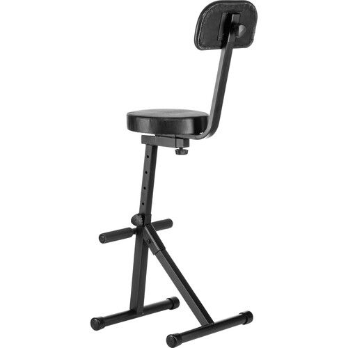  Odyssey Height-Adjustable DJ Chair (Black)