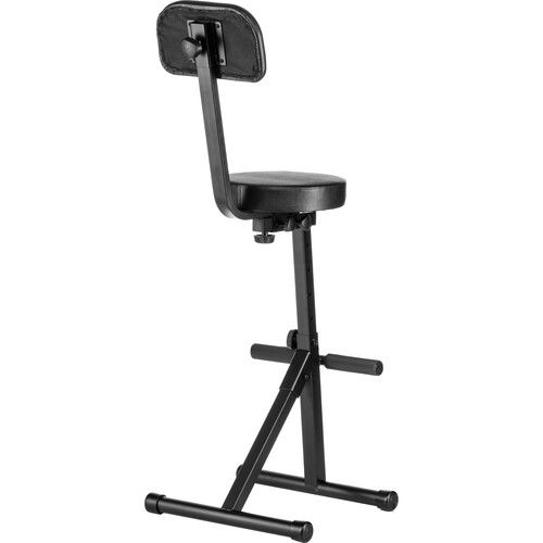  Odyssey Height-Adjustable DJ Chair (Black)