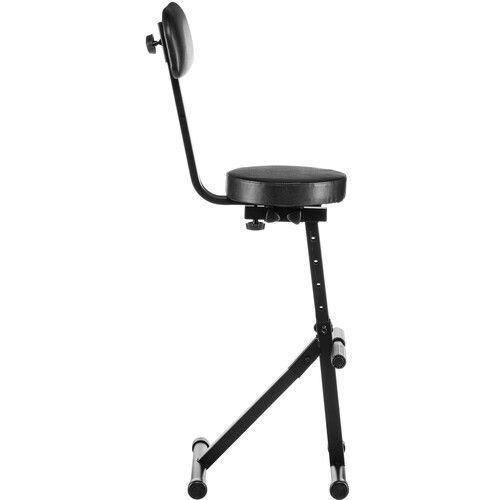  Odyssey Height-Adjustable DJ Chair (Black)