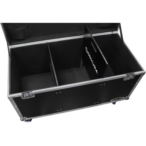  Odyssey Utility Trunk Touring Flight Case with Dividers (Black)