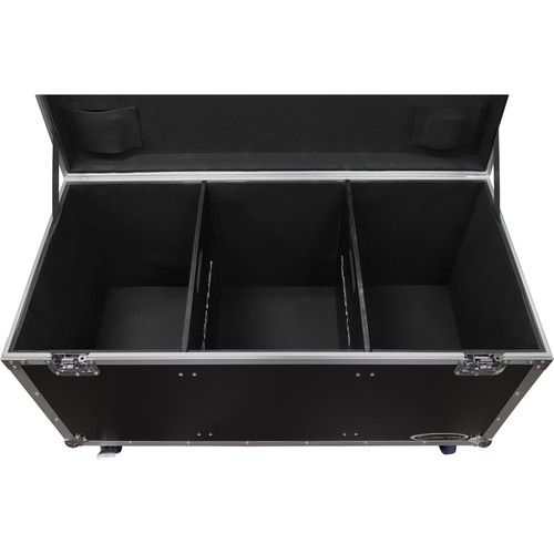  Odyssey Utility Trunk Touring Flight Case with Dividers (Black)