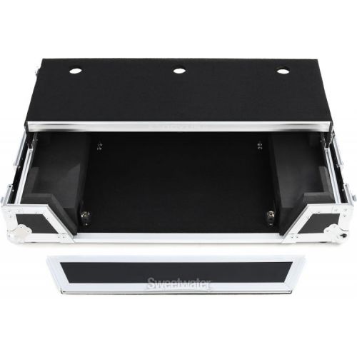  Odyssey FZGSFLX10W1M Glide-style Flight Case for Pioneer DJ DDJ-FLX10 with Wheels and 1U Rack