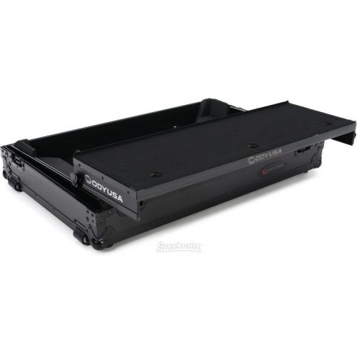  Odyssey FZGSXDJXZW1BL Black Label XDJ-XZ Glide-style Case With Wheels and 1U Rack