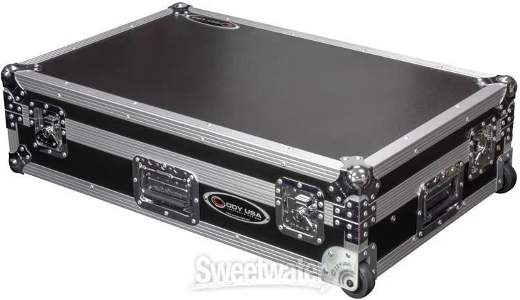  Odyssey FRDDJREV5GPW1U Pioneer DJ DDJ-REV5 1U Flight Case with Wheels