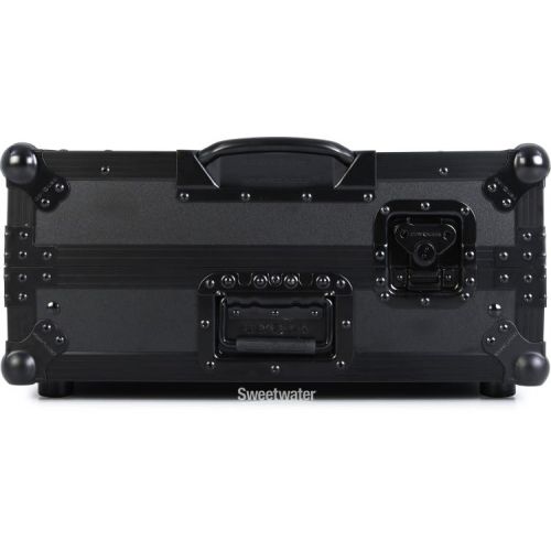  Odyssey FZGSRANE4W1BL Glide-style Flight Case for Rane Four with Wheels and 1U Rack - Black Label