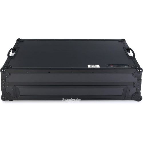  Odyssey FZGSRANE4W1BL Glide-style Flight Case for Rane Four with Wheels and 1U Rack - Black Label