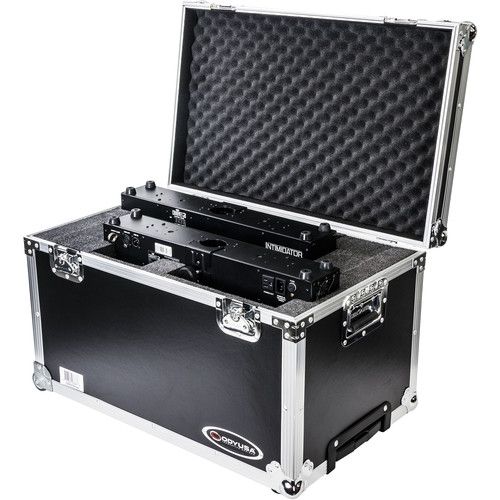  Odyssey Dual Chauvet Intimidator Spot Duo 155 Case with Pullout Handle and Wheels (Black)