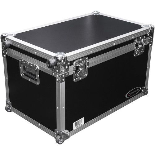  Odyssey Dual Chauvet Intimidator Spot Duo 155 Case with Pullout Handle and Wheels (Black)