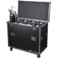 Odyssey Leko Lite Lighting Fixture Case with Wheels (Black)