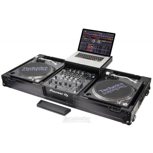  Odyssey FZGSLBM12WRBL 12-inch DJ Mixer and Turntable Flight Coffin Case