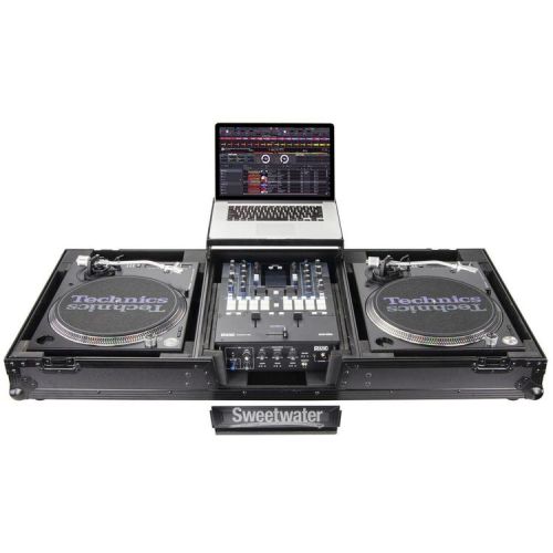  Odyssey FZGSLBM12WRBL 12-inch DJ Mixer and Turntable Flight Coffin Case