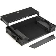 Odyssey FZGSDDJ1000W1BL Flight Zone Case with Glide Platform and 1U Rack Space - Black Label