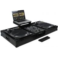 Odyssey FZGSLBM10WRBL 10-inch DJ Mixer and Turntable Flight Coffin Case