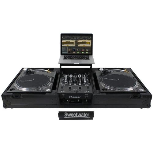  Odyssey FZGSLBM10WRBL 10-inch DJ Mixer and Turntable Flight Coffin Case