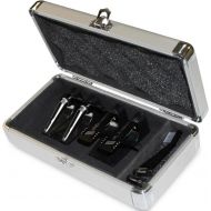 Odyssey KCC4PR2SL Krom Series PRO2 Quad Turntable Cartridge Case - Silver