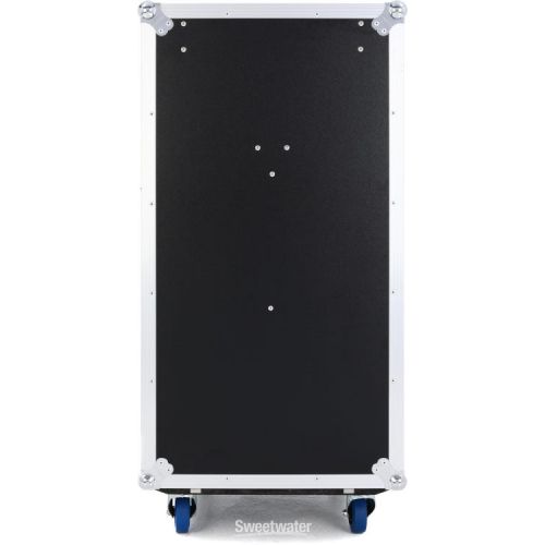  Odyssey FZ1316WDLXII 13U Top / 16U Front Pro Combo Rack Case with Two Side Tables and Casters