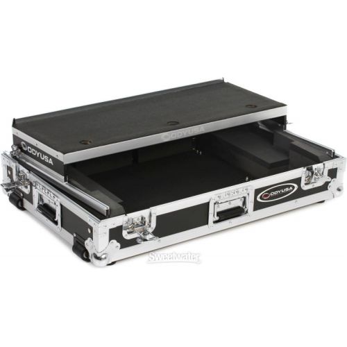  Odyssey FZGSDDJ1000W1 Flight Zone Case with Glide Platform and 1U Rack Space