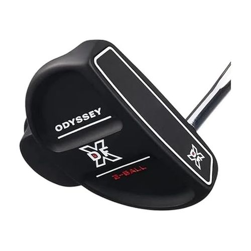  Odyssey DFX Putter(Right-Handed, 2 Ball, Oversized Grip, 35), Black