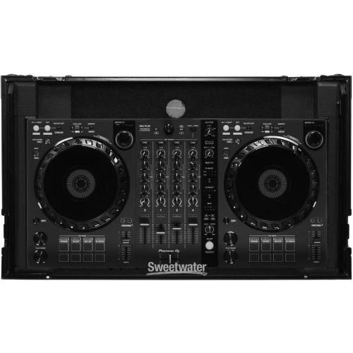  Odyssey FZGSDDJFLX6BL Flight Case with Glide Platform for Pioneer DJ DDJ-FLX6 - Black Label