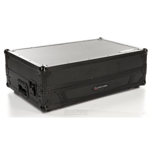  Odyssey FZGSDDJ1000W1BL Flight Zone Case with Glide Platform and 1U Rack Space - Black Label Used