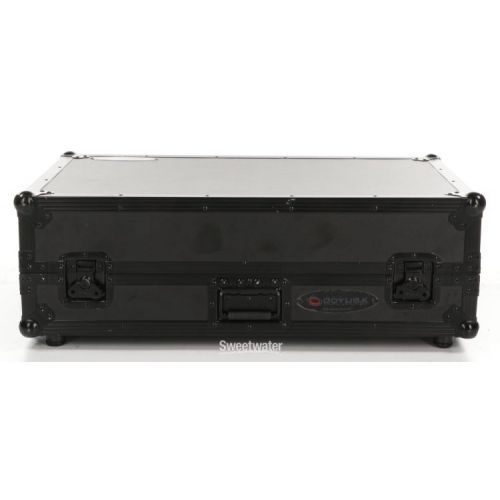  Odyssey FZGSDDJ1000W1BL Flight Zone Case with Glide Platform and 1U Rack Space - Black Label Used