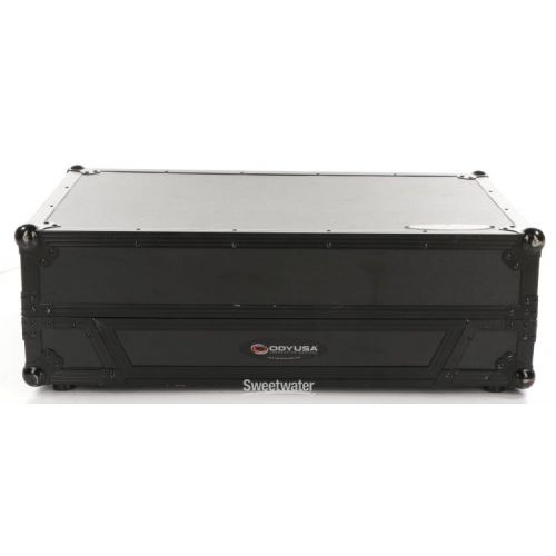  Odyssey FZGSDDJ1000W1BL Flight Zone Case with Glide Platform and 1U Rack Space - Black Label Used