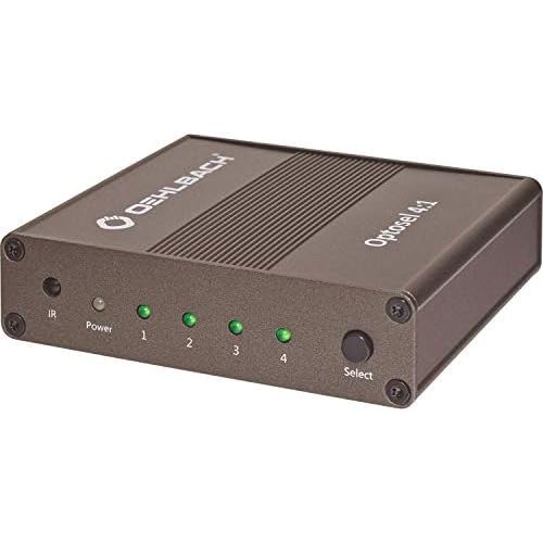  [아마존베스트]OEHLBACH XXL HDMI - SWITCHER 4100. 4 to 1. Certified, HDCP compliant, Booster, Autoswitching, Award winning. STAR RATING : 5.