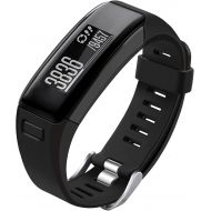 [아마존베스트]Oenfoto Compatible Garmin Vivosmart HR Replacement Bands, Soft Silicone Bracelet Sport Wristband Strap Accessories with Screwdriver for Garmin Vivosmart HR-Black