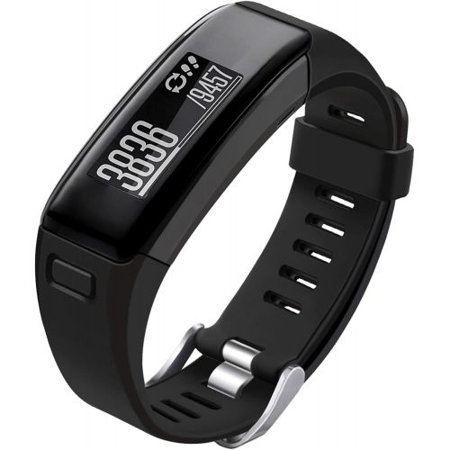  [아마존베스트]Oenfoto Compatible Garmin Vivosmart HR Replacement Bands, Soft Silicone Bracelet Sport Wristband Strap Accessories with Screwdriver for Garmin Vivosmart HR-Black