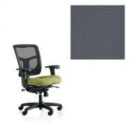 Office Master YS74-KR-25-1161 Yes Series Mesh Back Multi Adjustable Ergonomic Office Chair with Armrests - Grade 1 Fabric - Spice Pepper Gray