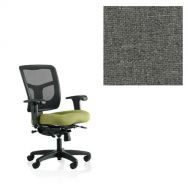 Office Master YS74-KR-25-1001 Yes Series Mesh Back Multi Adjustable Ergonomic Office Chair with Armrests - Grade 1 Fabric - Basic Charcoal