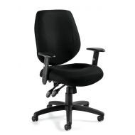 Offices To Go Adjustable Ergonomic Chair in Black