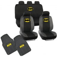 Officially Licensed Batman Seat Cover Car Floor Mat Full Front & Rear Set