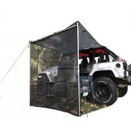 Offroading Tentproinc Car Vehicle SUV Automotive Jeep Wrangler Mesh Sun Shade Screen Offers Protection from UV Rays, Heat and Wind 6x8 Black  3-Year Limited Warranty  1 Piece