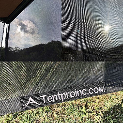  Offroading Tentproinc Car Vehicle SUV Automotive Jeep Wrangler Mesh Sun Shade Screen Offers Protection from UV Rays, Heat and Wind 6x8 Black  3-Year Limited Warranty  1 Piece