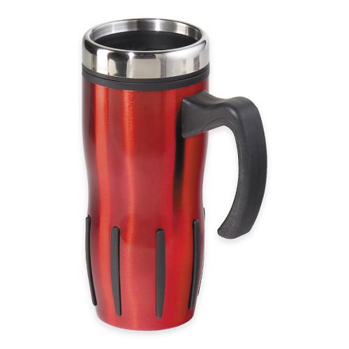  Oggi™ Lustre 16 fl. oz. Multi-Grip Stainless Steel Travel Mug