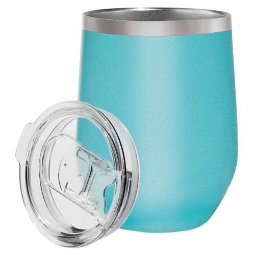  Oggi Cheers Stainless Steel Wine Tumbler with Acrylic Lid